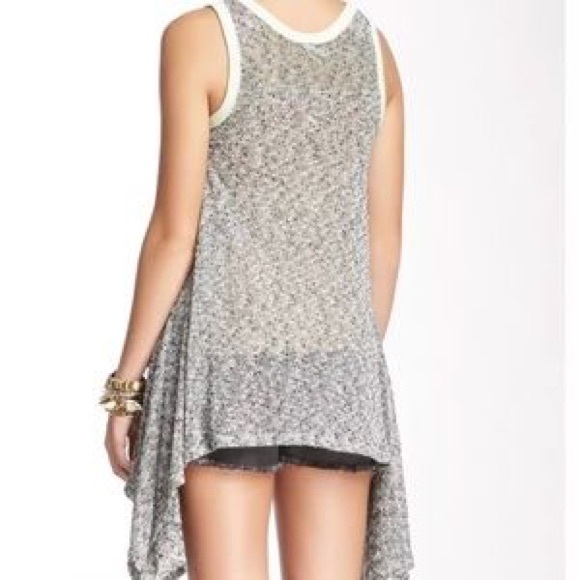 Free People Bumble Bees Tunic Shark Bite Hem S - Picture 8 of 8